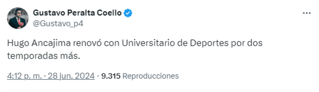 Hugo Ancajima, Universitario de Deportes