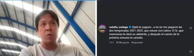 Natalia Málaga señaló que Olva Latino le debe dos temporada. Foto: Instagram Natalia Málaga señaló que Olva Latino le debe dos temporada. Foto: Instagram