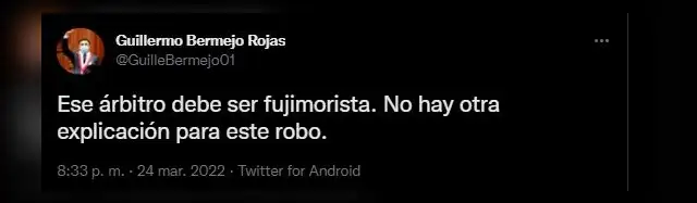 guillermo bermejo, perú vs uruguay