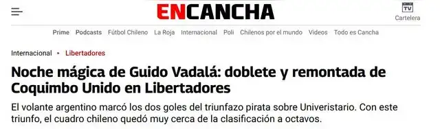 Información sobre los medios chilenos.