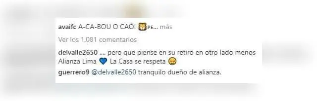 Paolo Guerrero Instagram alianza lima Paolo Guerrero Instagram alianza lima
