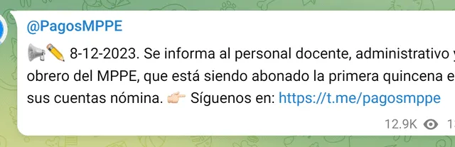 Pagos MPPE Pagos MPPE