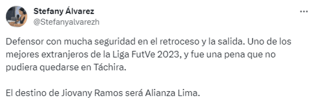 Jiovani Ramos, Alianza Lima Jiovani Ramos, Alianza Lima