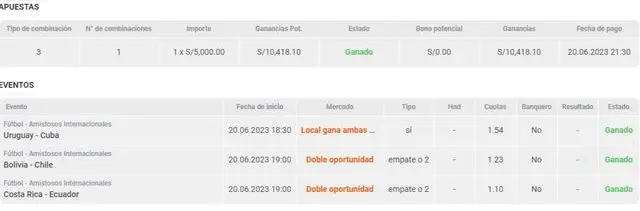 apuesta deportiva