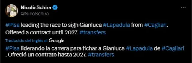 Gianluca Lapadula. 
