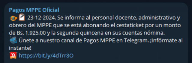 pagos mppe
