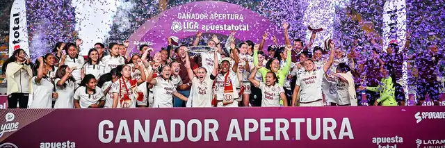 Universitario salió campeón del Torneo Apertura y busca ganar el Clausura para salir campeón nacional de la Liga Peruana de Fútbol Femenino 2026 Universitario salió campeón del Torneo Apertura y busca ganar el Clausura para salir campeón nacional de la Liga Peruana de Fútbol Femenino 2026