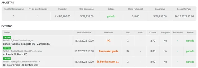 Apuesta deportiva