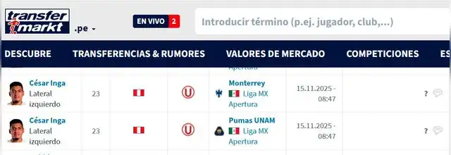 César Inga, Universitario César Inga, Universitario