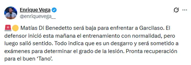 Información de Enrique Vega Información de Enrique Vega