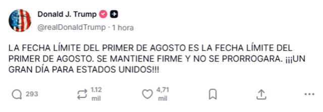 Donald Trump Aranceles