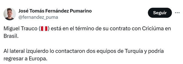 Miguel Trauco Miguel Trauco