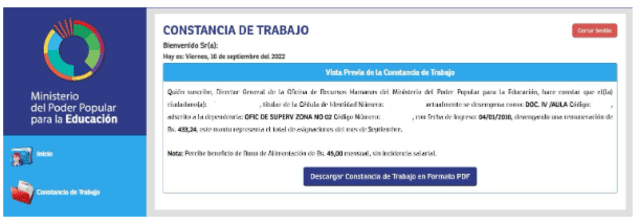 MPPE de Venezuela MPPE de Venezuela