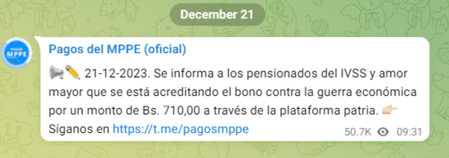 venezuela bono guerra económica