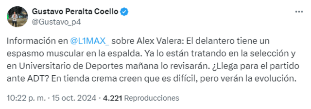 Alex Valera, Universitario de Deportes