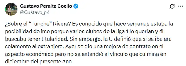 Gustavo Peralta vía X   