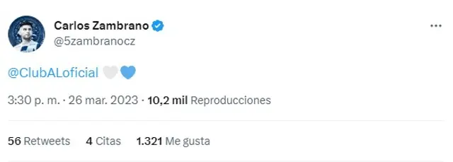 Carlos Zambrano, Alianza Lima