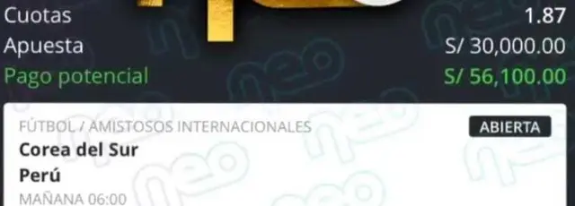Perú vs Corea del Sur