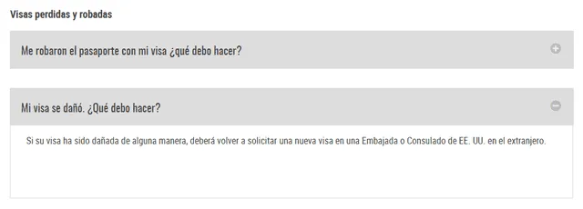 Visa Departamento de Estado de Estados Unidos