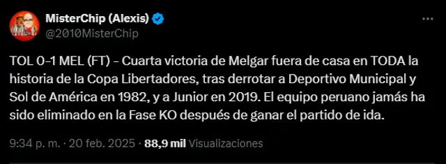 Melgar vs Tolima