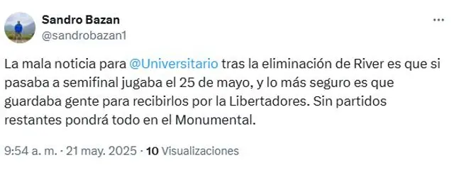 Universitario vs River Plate