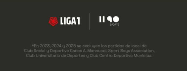 Clubes de Liga 1 que tienen contrato con GOLPERÚ.
