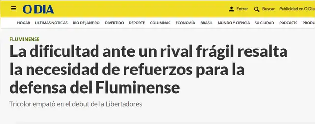 Fluminense vs Alianza Lima