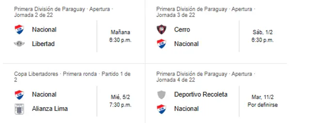 Nacional de Paraguay