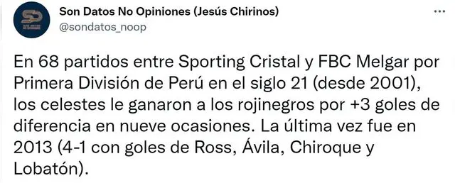 Sporting Cristal vs Melgar