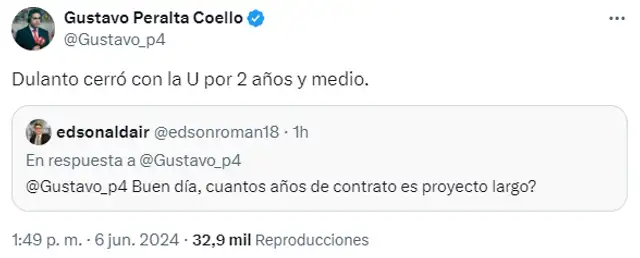 Gustavo Dulanto, Universitario de Deportes