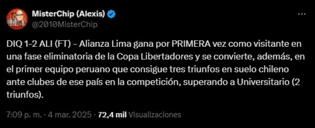 MisterChip, Alianza Lima