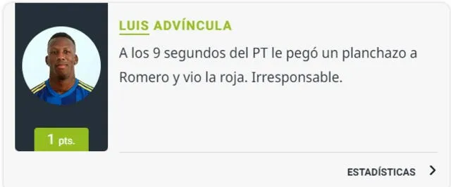 Luis Advíncula recibió una tarjeta roja ante Cruzeiro