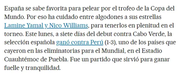 Analizó El País