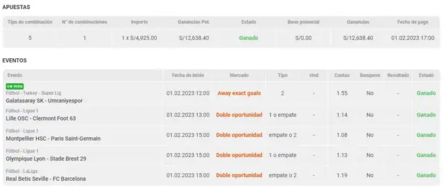 Apuesta de hoy   