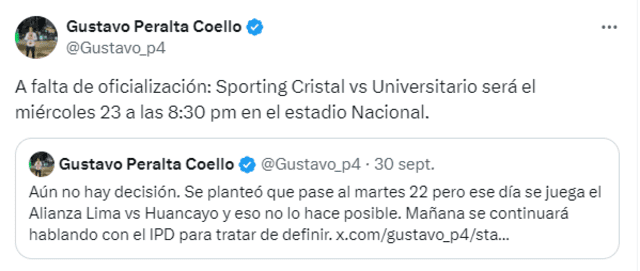 Universitario vs Sporting Cristal