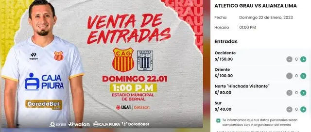 Atlético Grau vs Alianza Lima