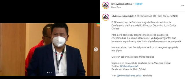 silvio valencia