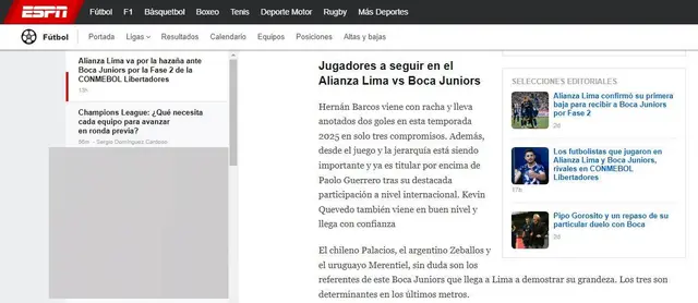 Alianza Lima vs Boca Juniors