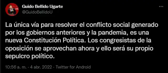 guido bellido, paro de trasportistas guido bellido, paro de trasportistas