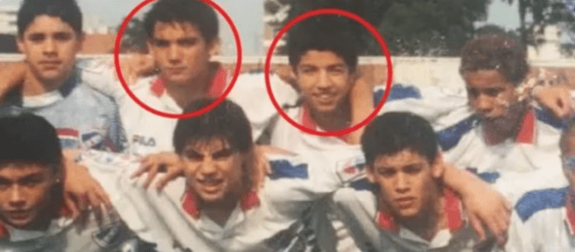 Luis Suárez y Martín Cauteruccio 