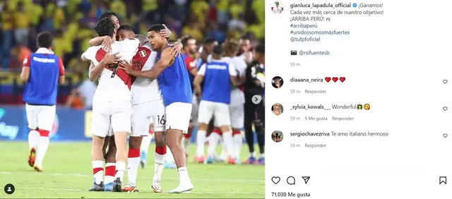Lapadula muestra su felicidad tras victoria en Colombia   