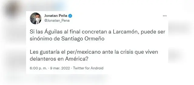 Santiago Ormeño es opción en Club América   