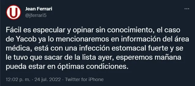<strong>Fuente: Twitter</strong>   