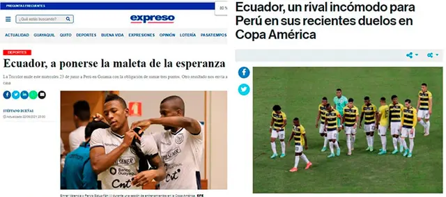 Peru vs Ecuador