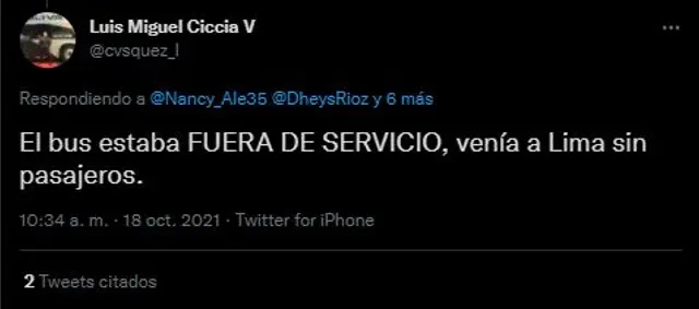 Captura: Twitter. Captura: Twitter.