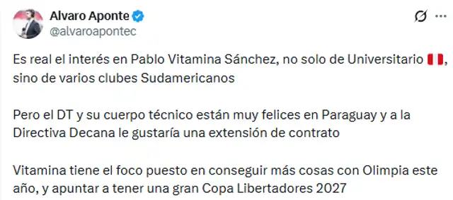 Fue la información que se brindó desde Paraguay