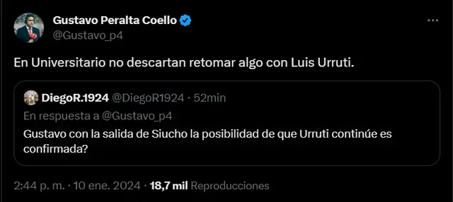 Luis Urruti, Universitario