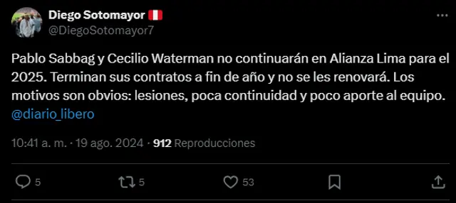 Cecilio Waterman, Alianza Lima