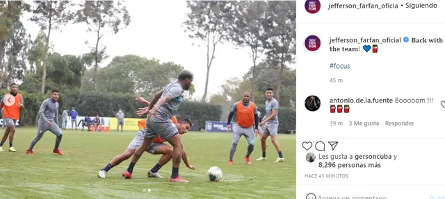 (Foto: Instagram Jefferson Farfán)   