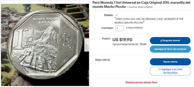 Moneda de un sol